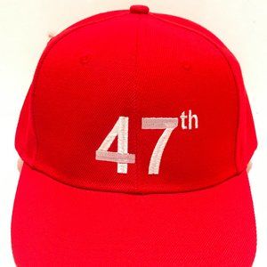 47th Donald Trump 2024 Adult Unisex Hat Ball Cap